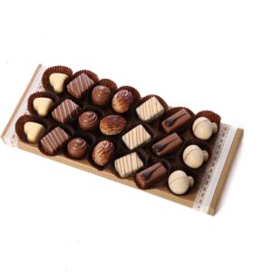 21-Pc Chocolate Praline Platform (Diary shown, option for non-dairy)