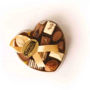Heart-shaped box, 12 pc (Dariy shown, NOT available in non-dairy)