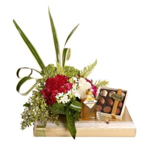 Arrangement with Choc Box & Honey