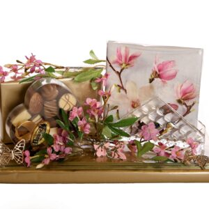 Crystal Napkin Holder and Napkins