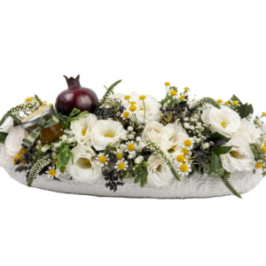 Gorgeous Fresh Flower Arrangement in Elongated Vase